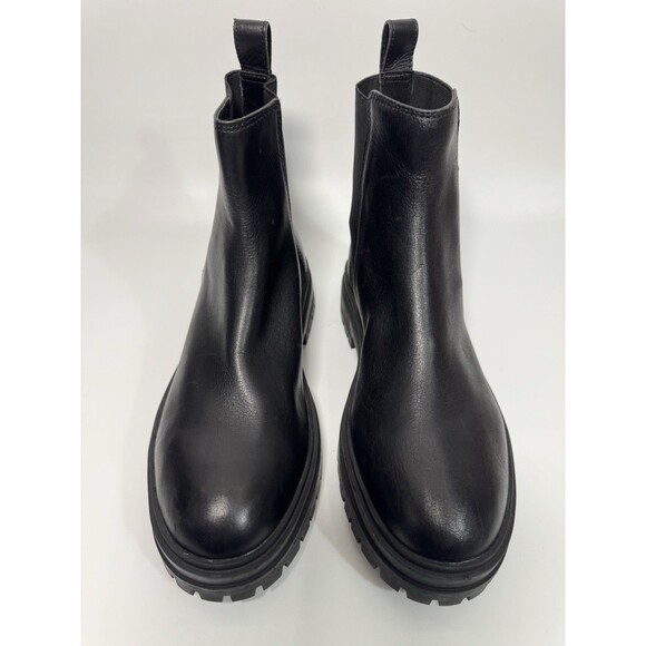 Steve  madden ankle boots size 8 medium black leather - Picture 10 of 16